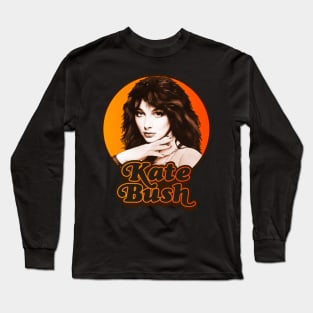 Retro Kate Bush Tribute Long Sleeve T-Shirt